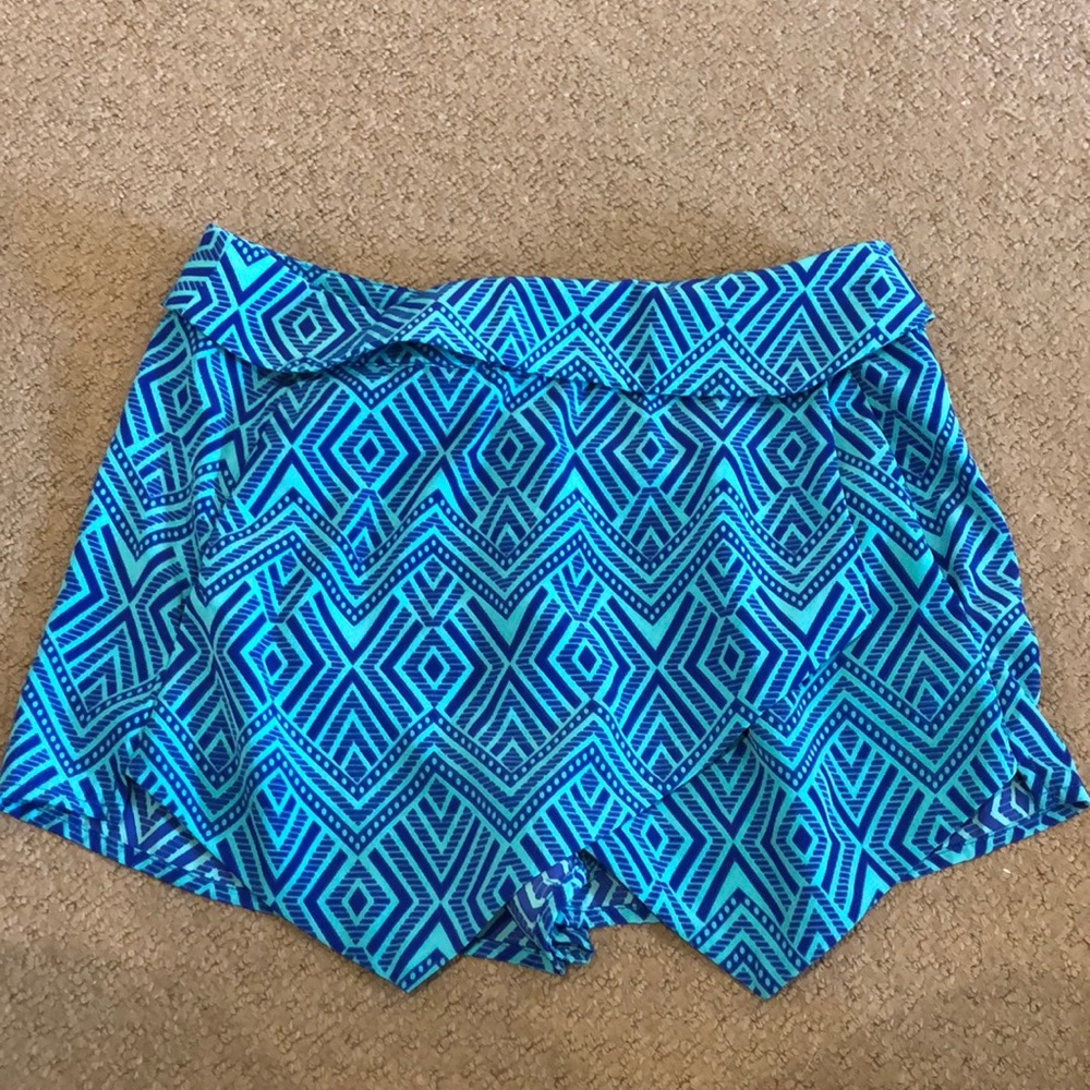 Printed skort